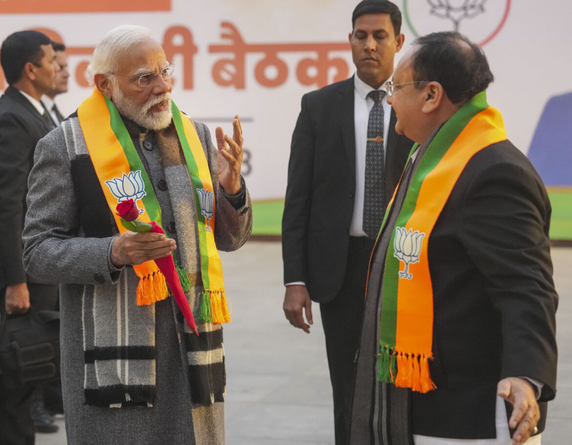 भाजपा का मिशन लोकसभा चुनाव 2024, दिल्ली में राष्ट्रीय पदाधिकारियों की दो दिवसीय बैठक