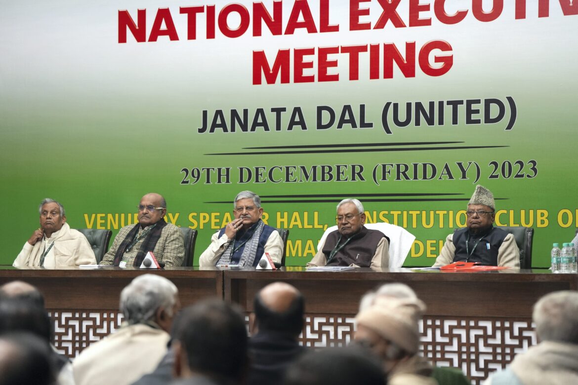 Nitish become JDU President