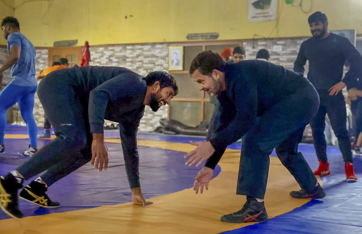 राहुल का दंगल वाला दांव, अखाड़े से जाटों को लुभाने का दांव