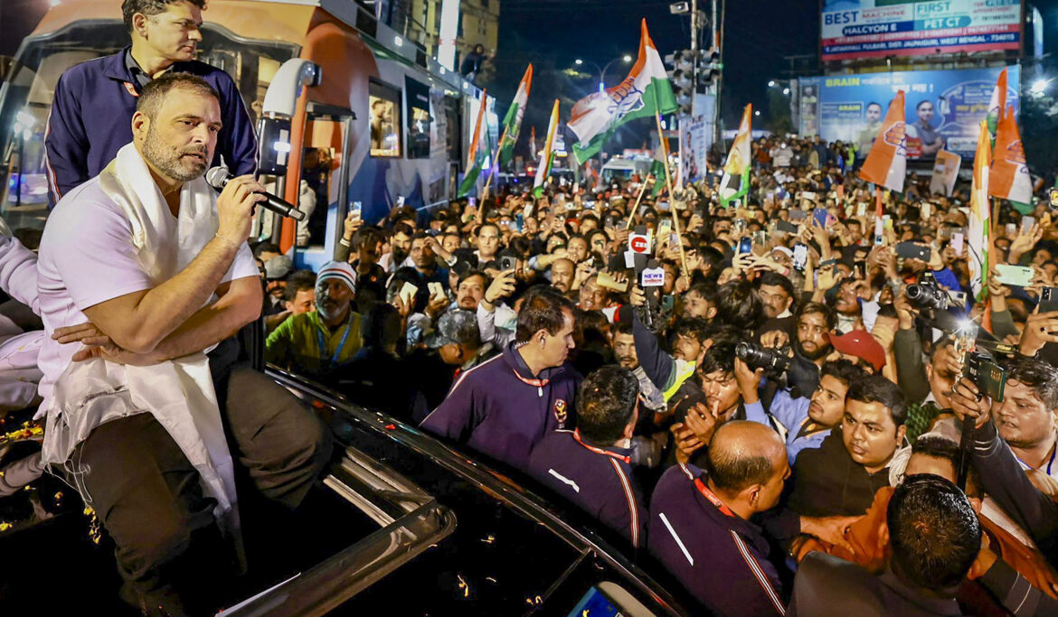 Rahul attack on BJP and RSS