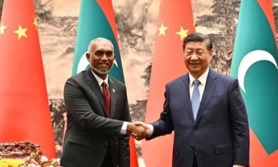 राष्ट्रपति मुइज्जू ने चीनी राष्ट्रपति शी जिनपिंग से की मुलाकात