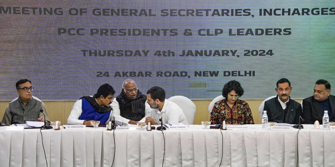 Congress leaders' meeting