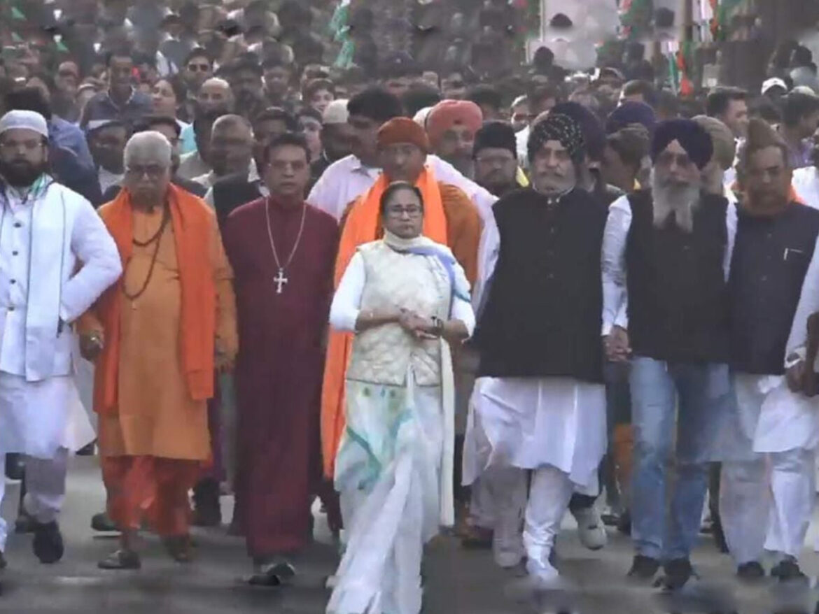 mamta banarjee on padyatra