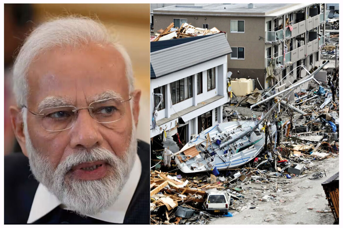 जापानी प्रधानमंत्री को पीएम मोदी ने लिखी चिठ्ठी, भूकंप में मारे गए लोगों पर जताया दुख