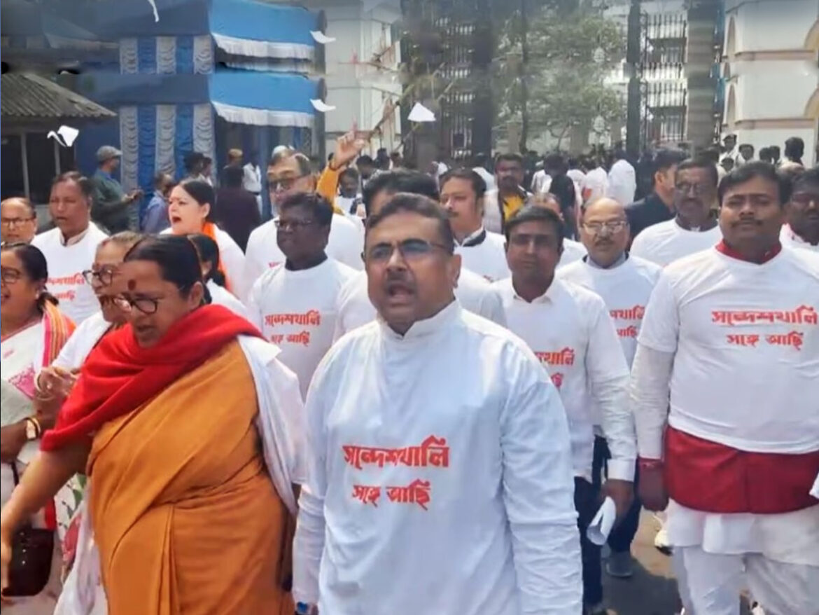 पश्चिम बंगाल विधानसभा से बीजेपी के 6 विधायक निलंबित, संदेशखालि हिंसा को लेकर विधानसभा में हुआ हंगामा