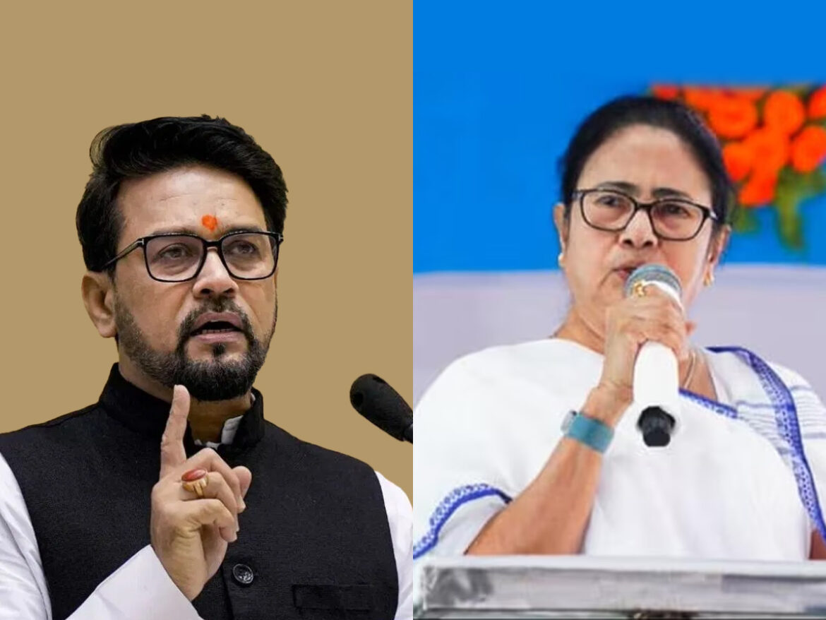 पश्चिम बंगाल सरकार लोगों के लिए कुछ नहीं कर रही, अनुराग ठाकुर