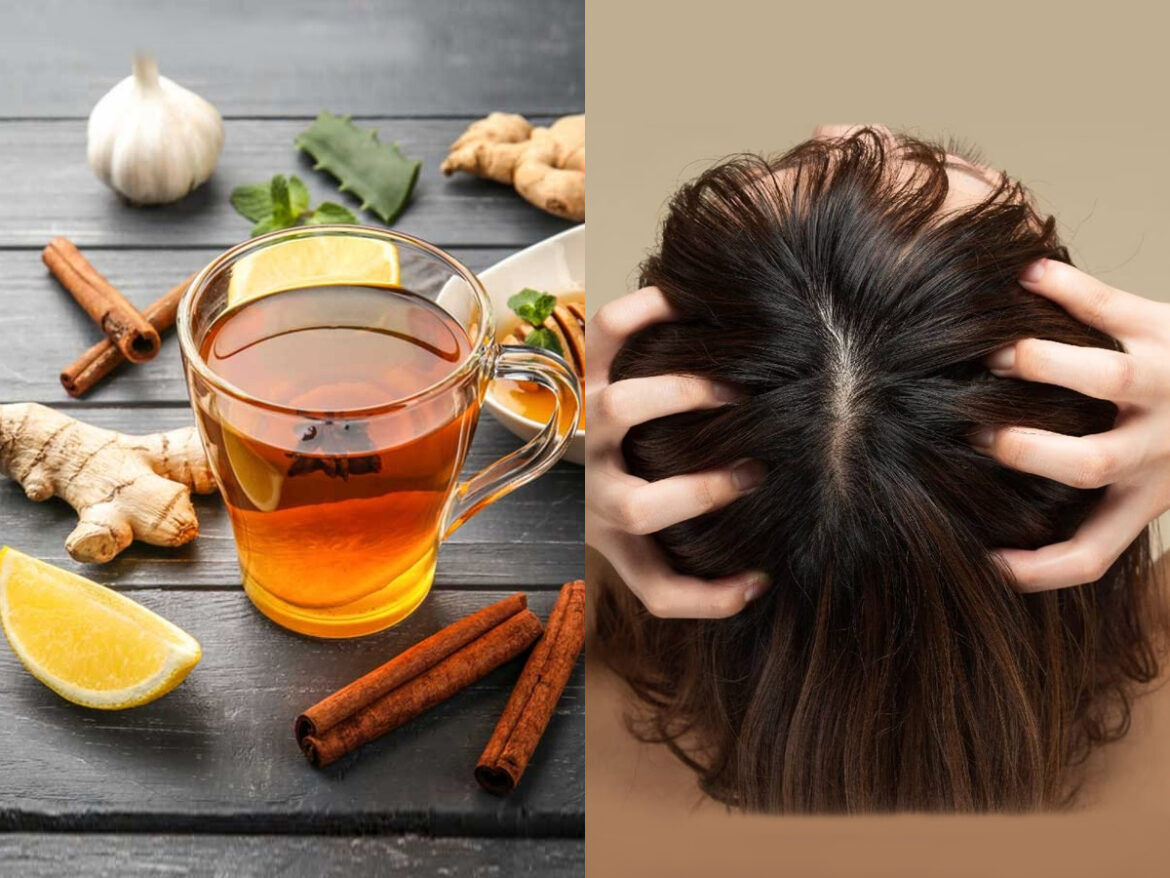 स्कैल्प को इन 4 तरीकों से फायदा पहुंचाती है जिंजर टी - Live Times