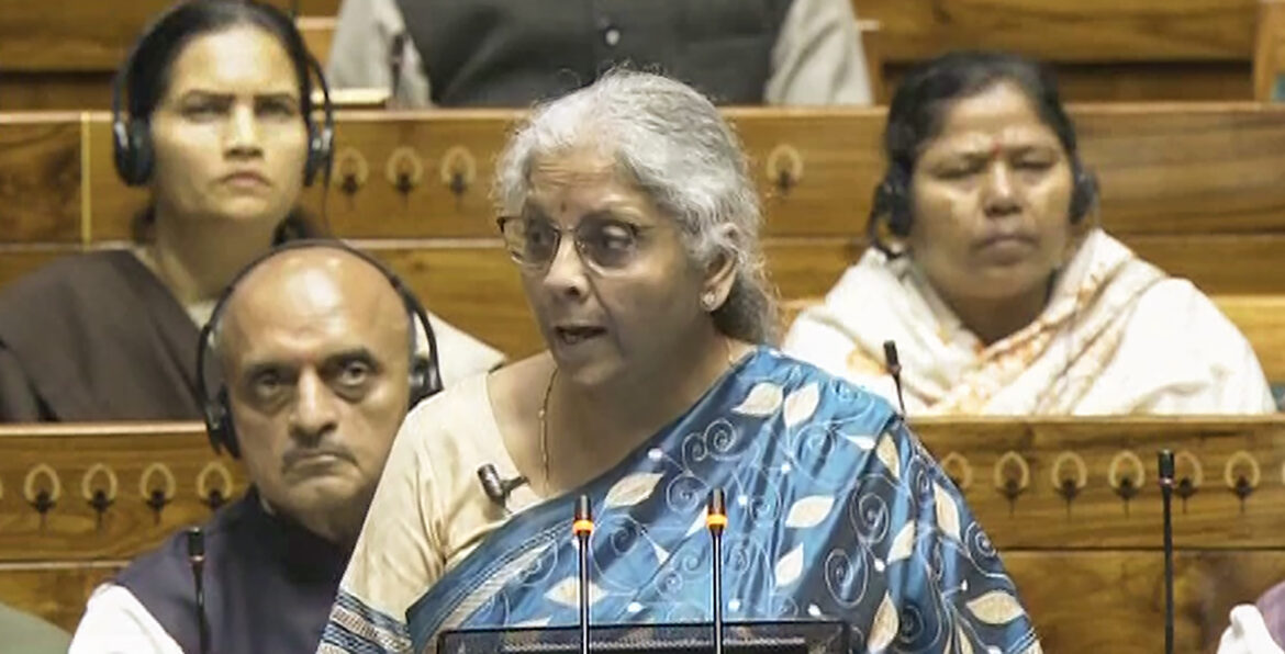 nirmala sitaraman in parliyament
