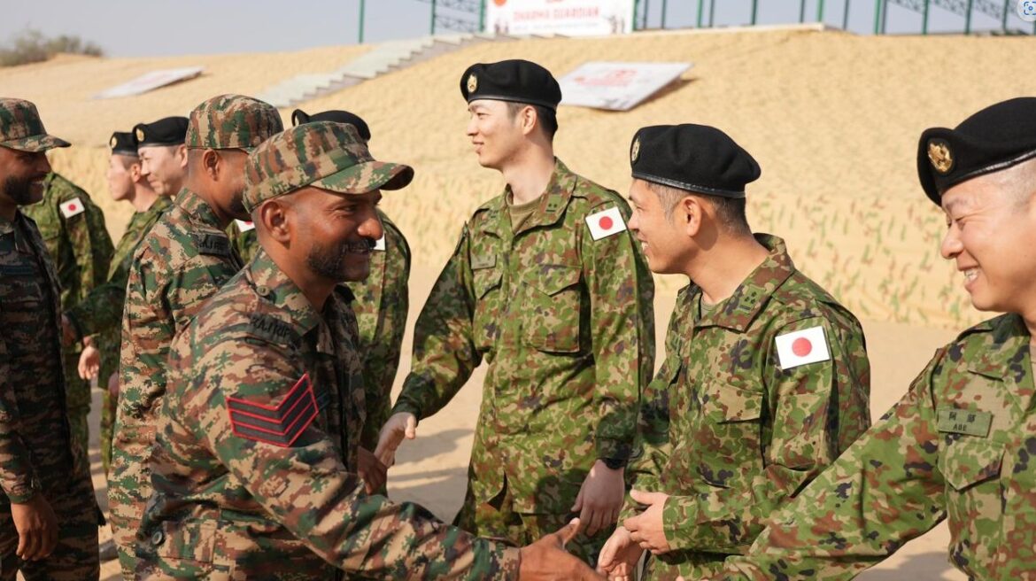 भारत-जापान के बीच शुरू हुआ राजस्थान में संयुक्त अभ्यास धर्म गार्जियन