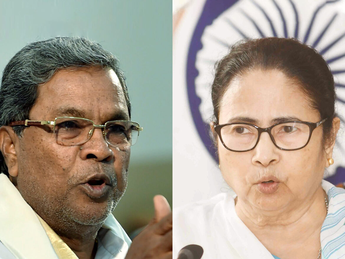 Siddaramaiah and Mamata Banerjee