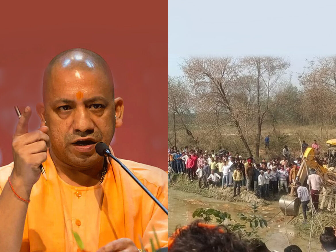 यूपी के कासगंज में हादसा, 15 लोगों की मौत, ट्रैक्टर ट्रॉली गिरी तालाब में