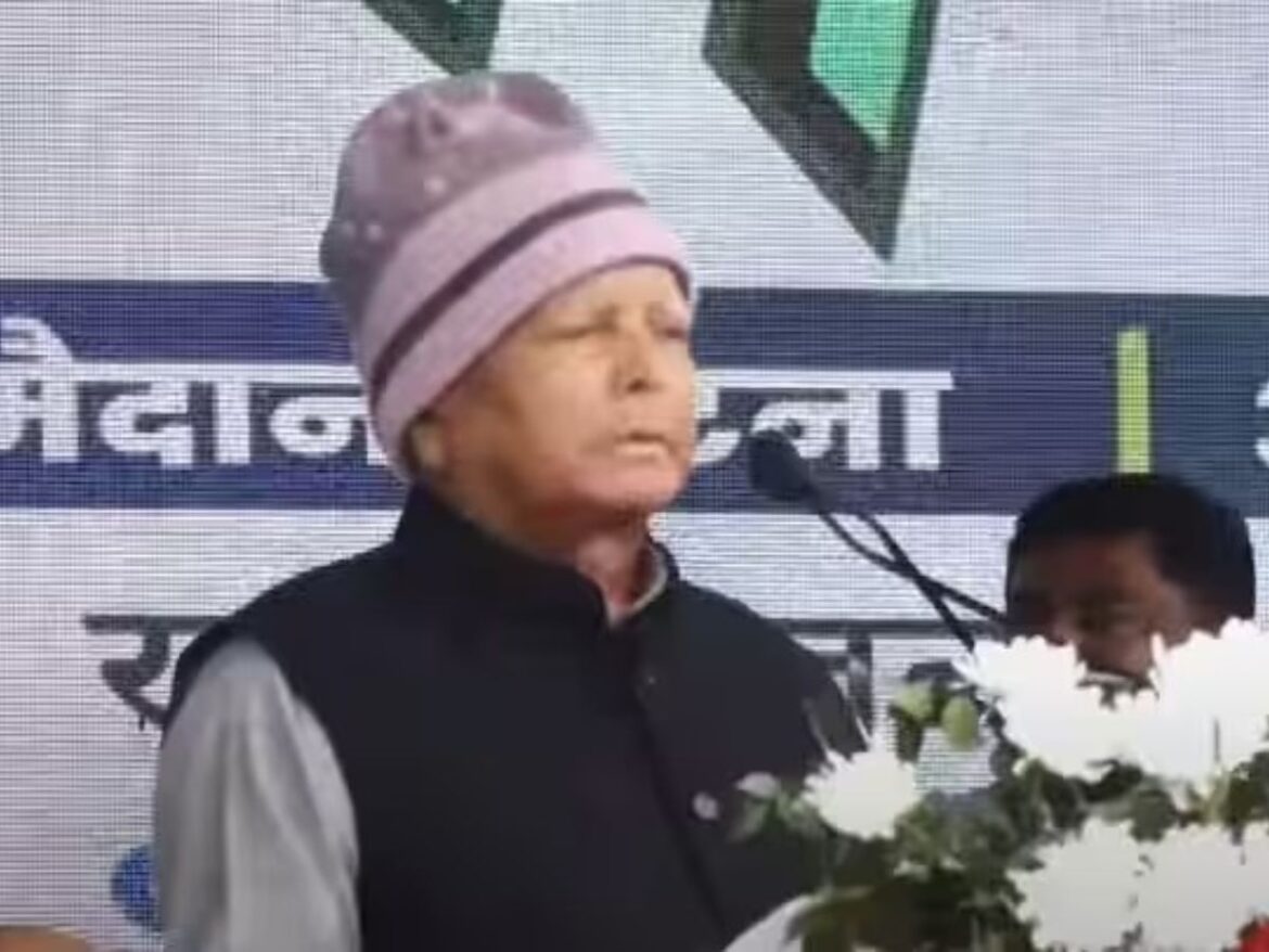 Lalu lashed out at PM Modi