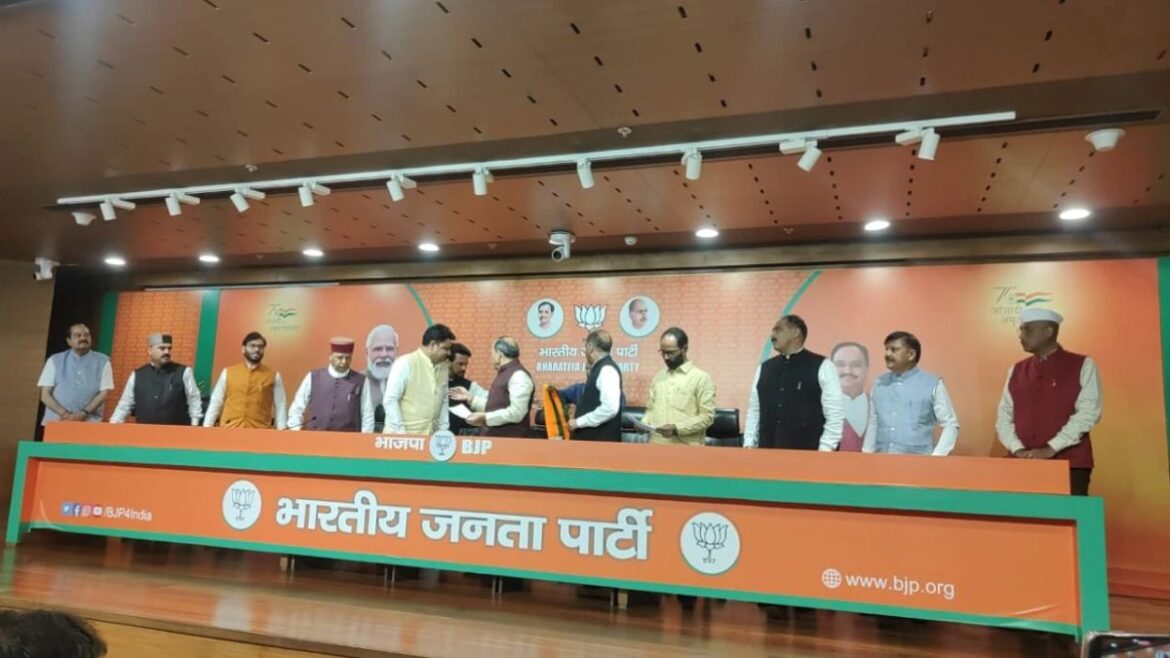 6 rebel MLAs of Himachal Pradesh Congress join BJP
