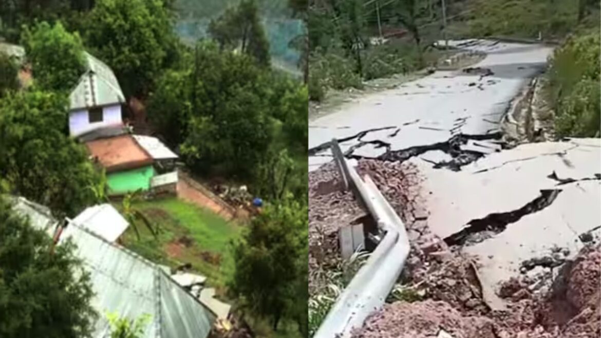 Many houses destroyed due to land subsidence in Ramban, more than 500 people shifted to other places