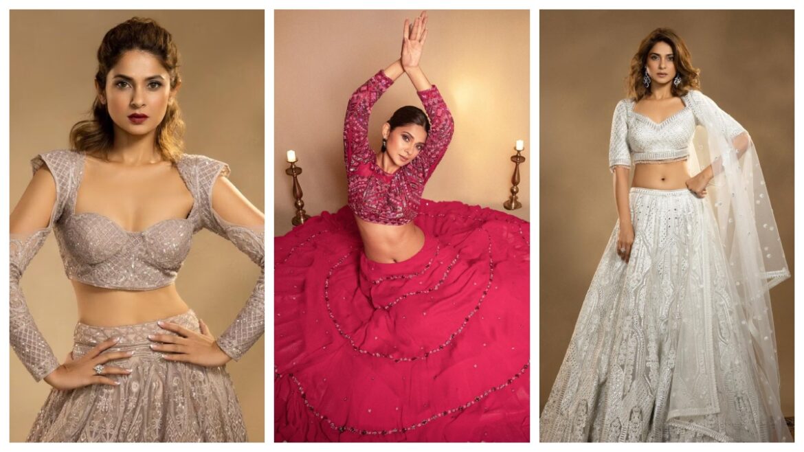 Trendy blouse Designs: Jennifer Winget के ये ट्रेंडी ब्लाउज़ डिज़ाइन्स, साड़ी लुक में लगा देंगे चार चांद