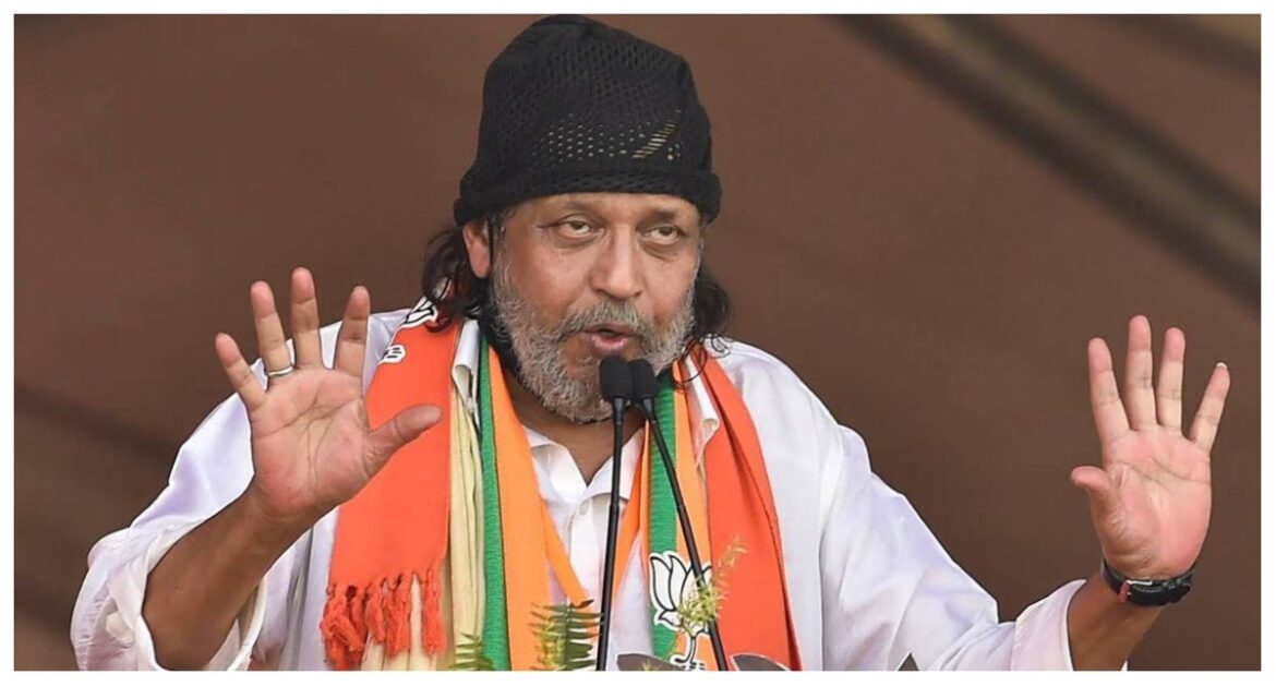 Mithun Chakraborty ने पश्चिम बंगाल में BJP उम्मीदवार के लिए किया प्रचार