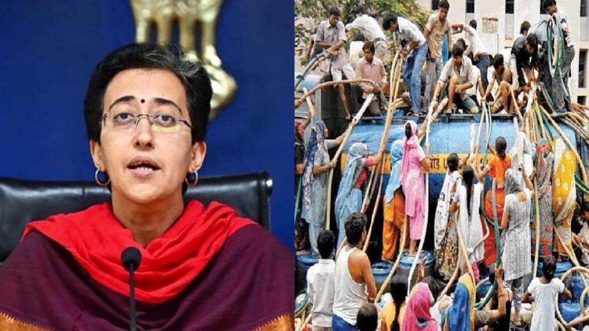 shortage water atishi accuses haryana government delhi