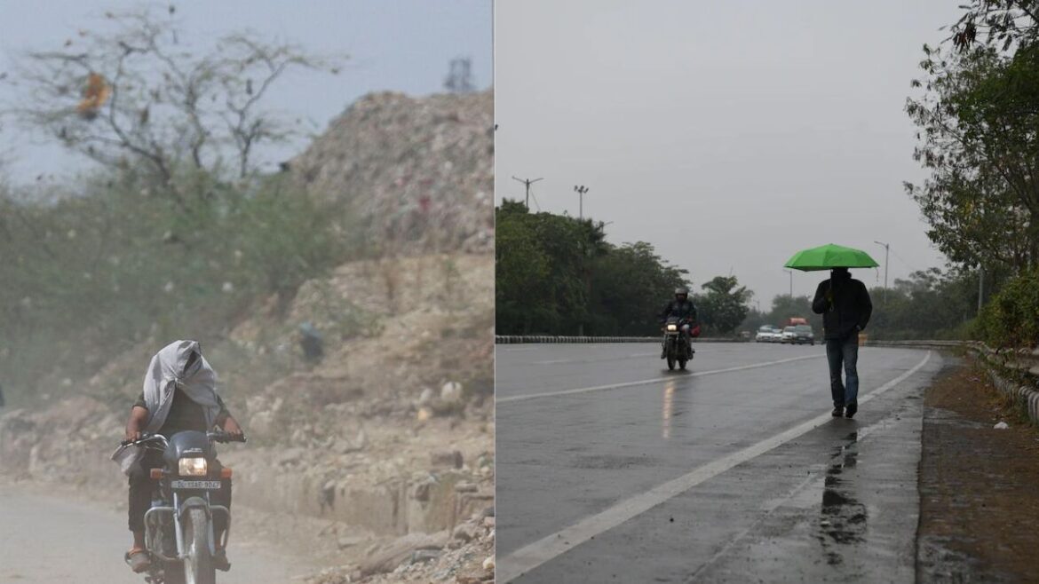delhi heat record broken mungeshpur recorded temperature 52.3 degrees light rain brought relief