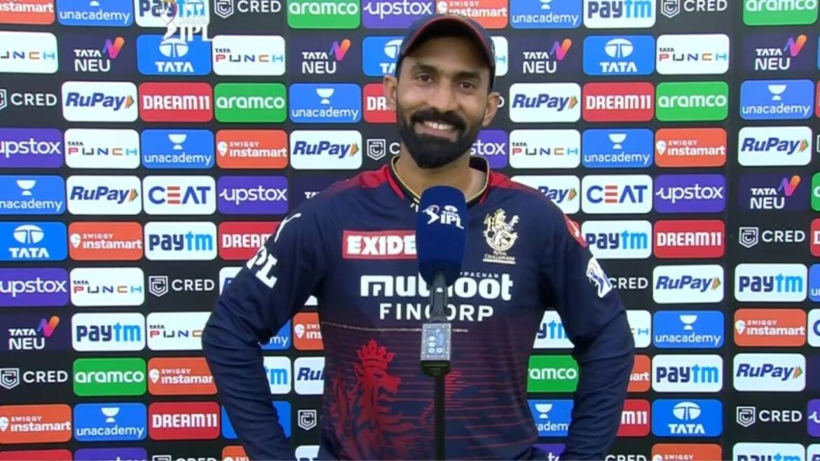 RCB VS GT Dinesh Karthik