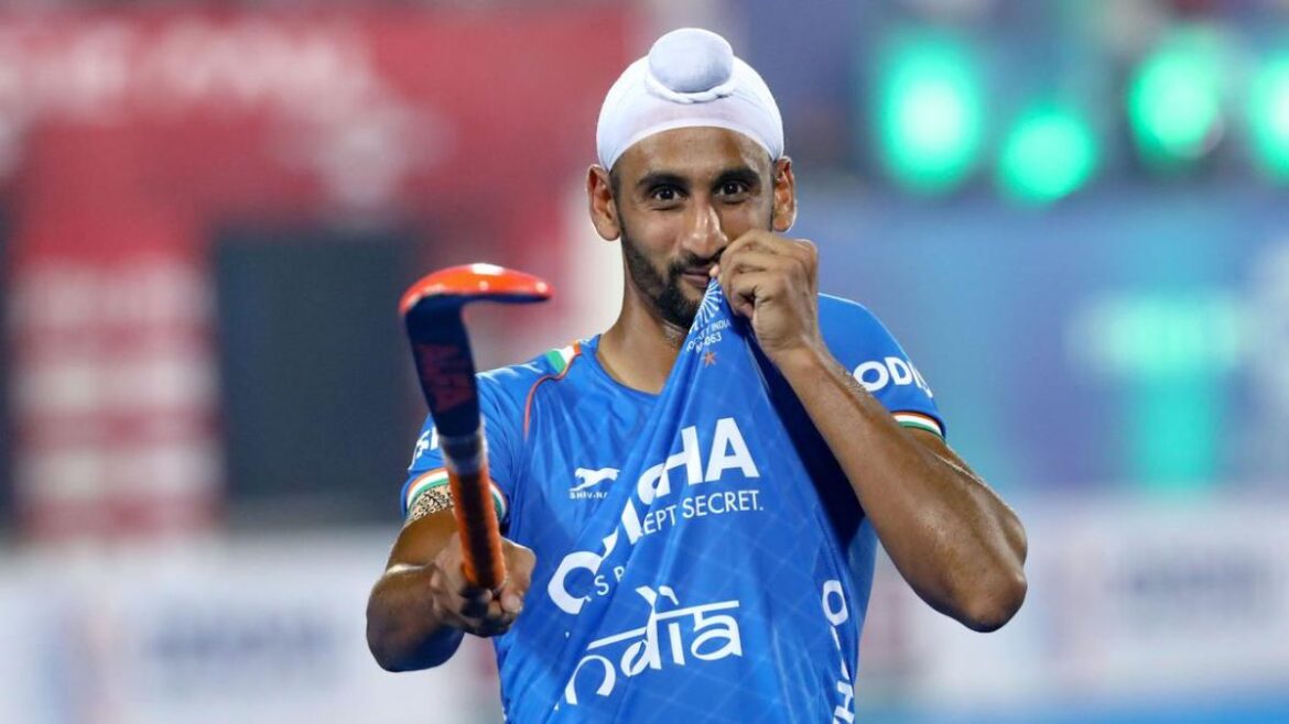 Indian hockey team player Mandeep Singh