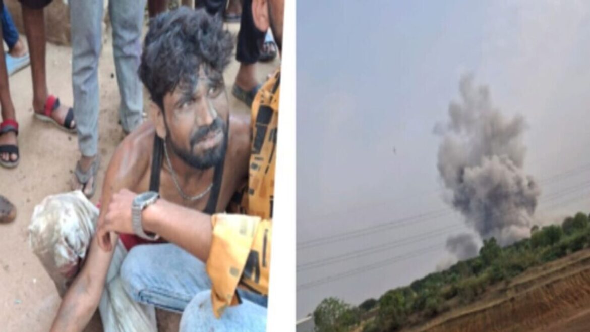 Bemetara Solobike Explosion 1 person killed factory blast 6 injured