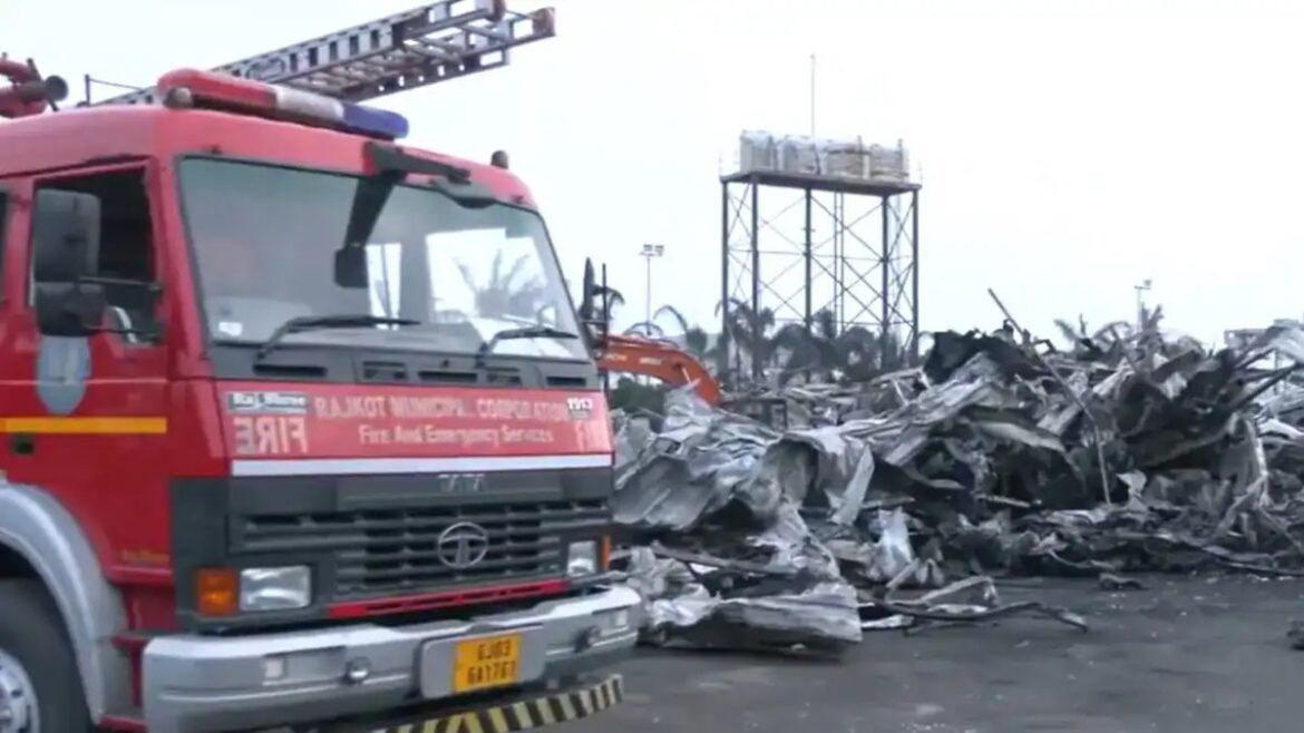 Gujarat fire 27 dead far Rajkot accident Home Minister Harsh Sanghvi reached