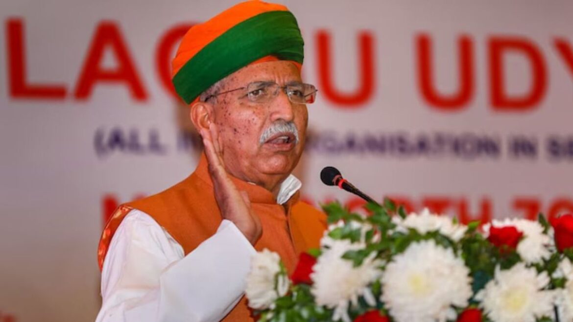Union Minister Arjun Ram Meghwal