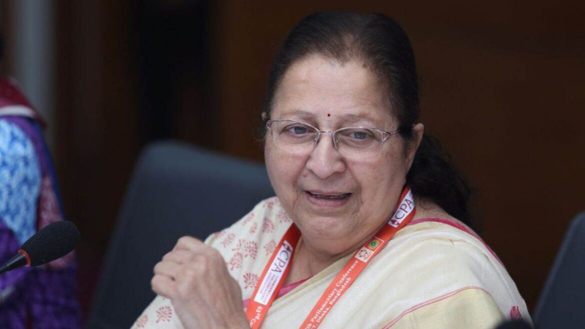 BJP leader Sumitra Mahajan