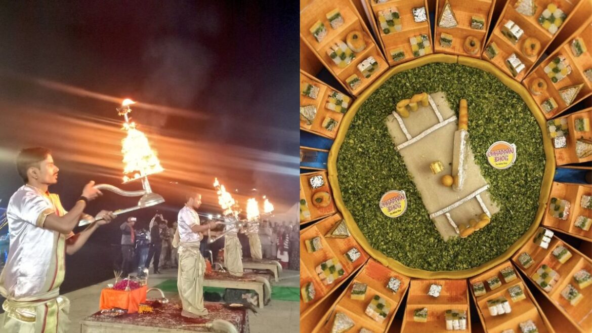 india vs pakistan match aarti kashi prayer kashmir cricket ground lucknow sweets fans