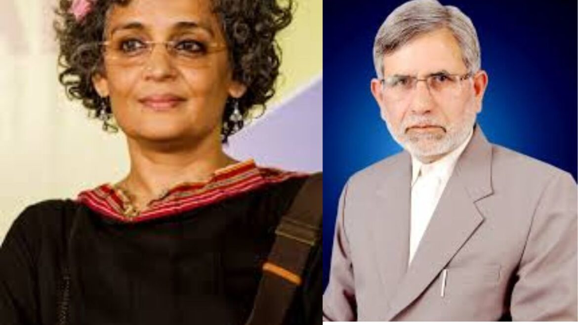 Delhi Lg Vk Saxena Approves Prosecution Arundhati Roy Kashmir Professor Sheikh Showkat Hussain