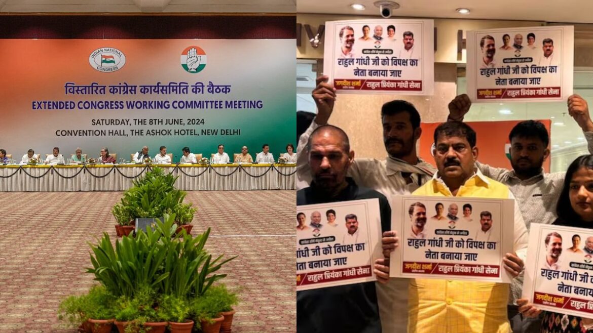 cwc meeting rahul gandhi elected leader opposition lok sabha speculations