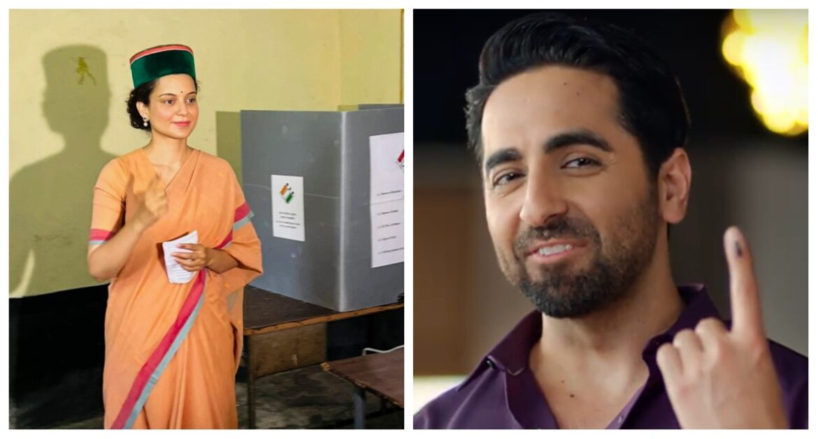 Lok Sabha Election 2024: आयुष्मान खुराना से नुसरत जहान तक इन सेलिब्रिटीज ने किया मतदान, देखें तस्वीरें