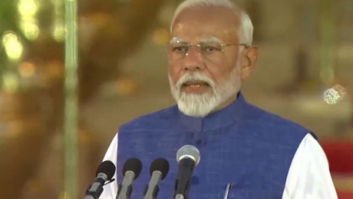 narendra modi third oath ceremony NDA party got much space cabinet