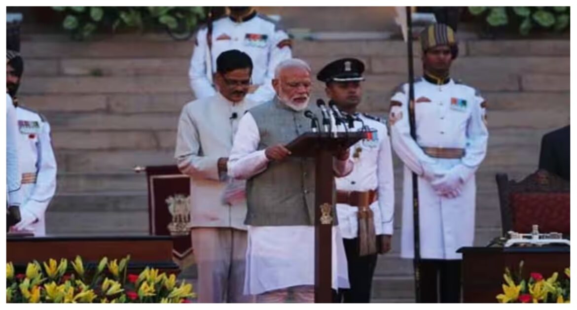 pm modi oath for 2024