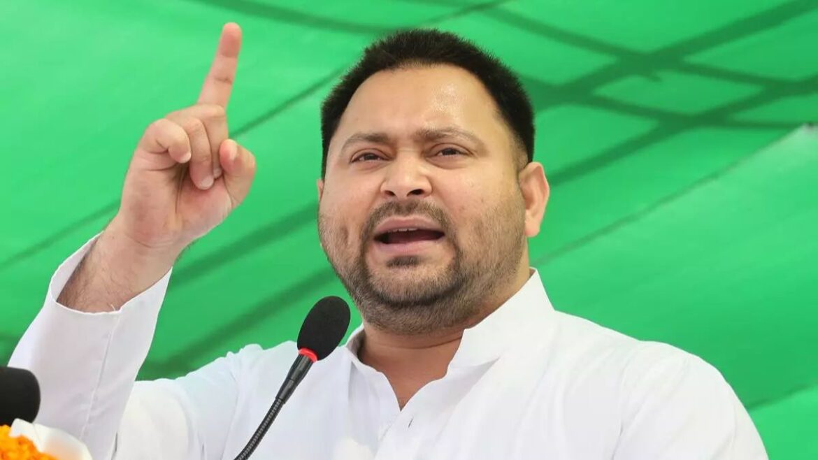 tejashwi yadav big challenge my PS fault arrest called cm nitish kingpin