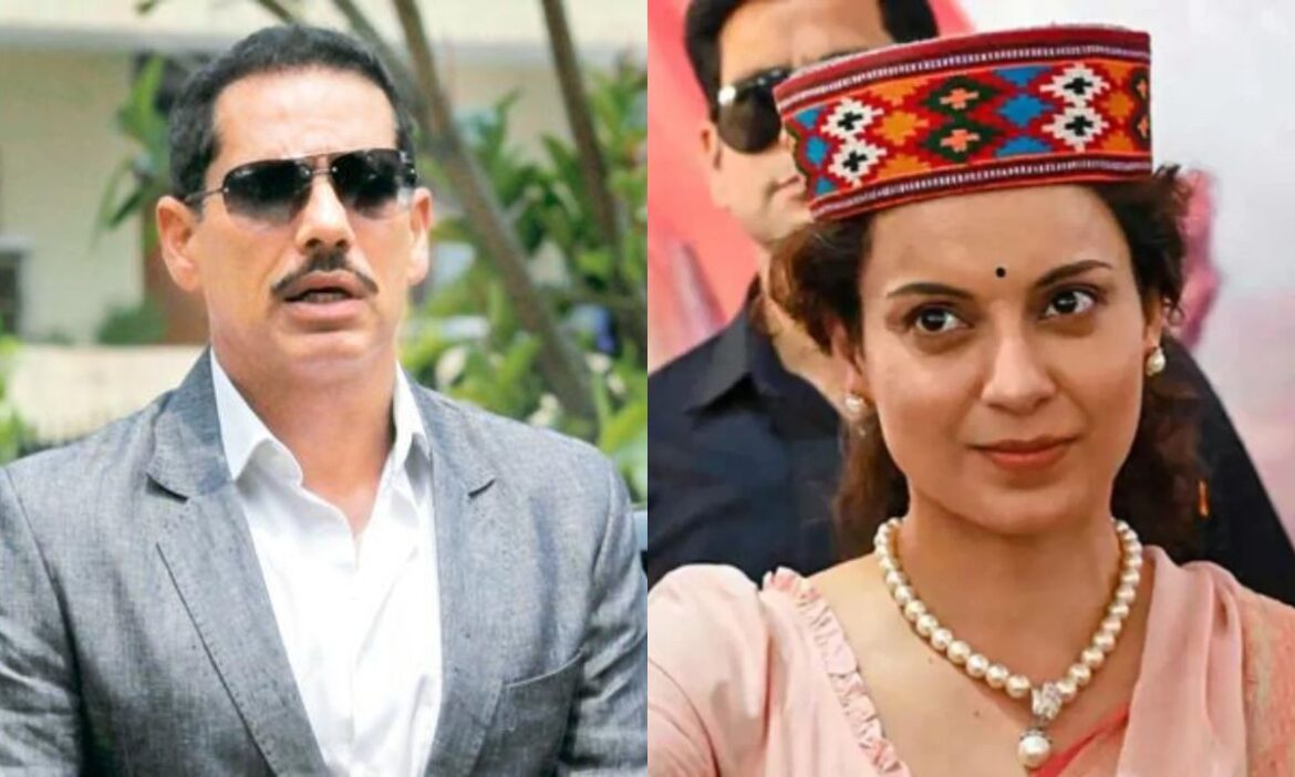 Now Robert Vadra calls Kangana illiterate, says she has no place in Parliament