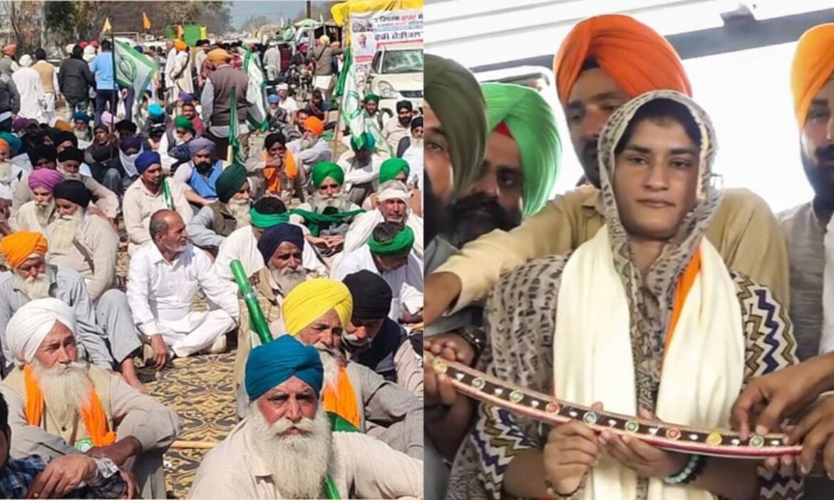 Vinesh Phogat Shambhu border meet farmers protesting 200 days meet my family