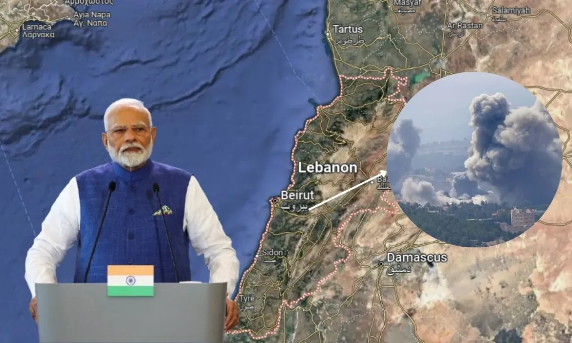 Lebanon पर Israel के हमले से भारत की बढ़ी टेंशन! जानें क्या है इसकी वजह-