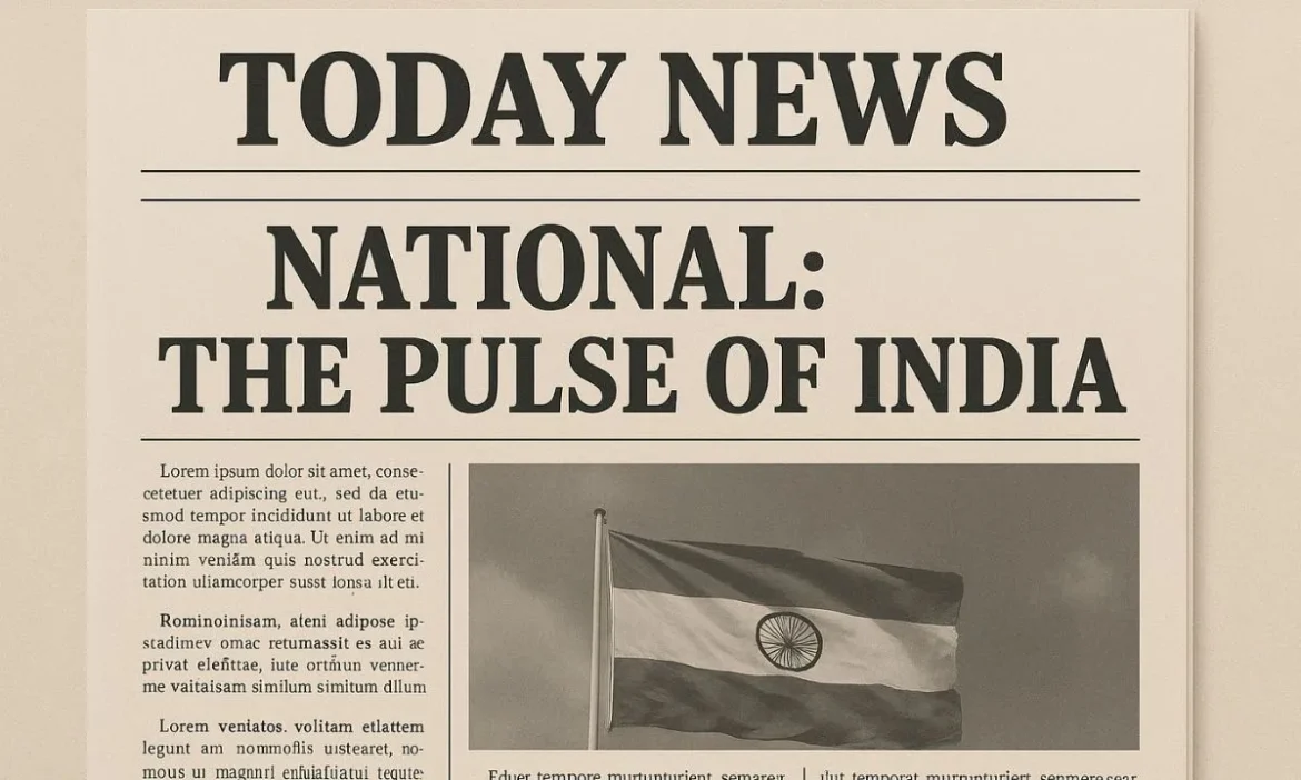 Today News in English National: The Pulse of India