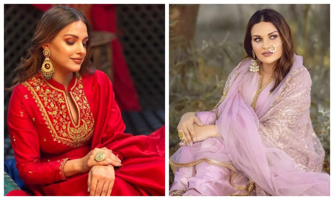 फेस्टिव सीजन में स्टाइल करें Himanshi Khurana जैसे ट्रेंडी आउटफिट्स, इंप्रेस हो जाएगा हर कोई