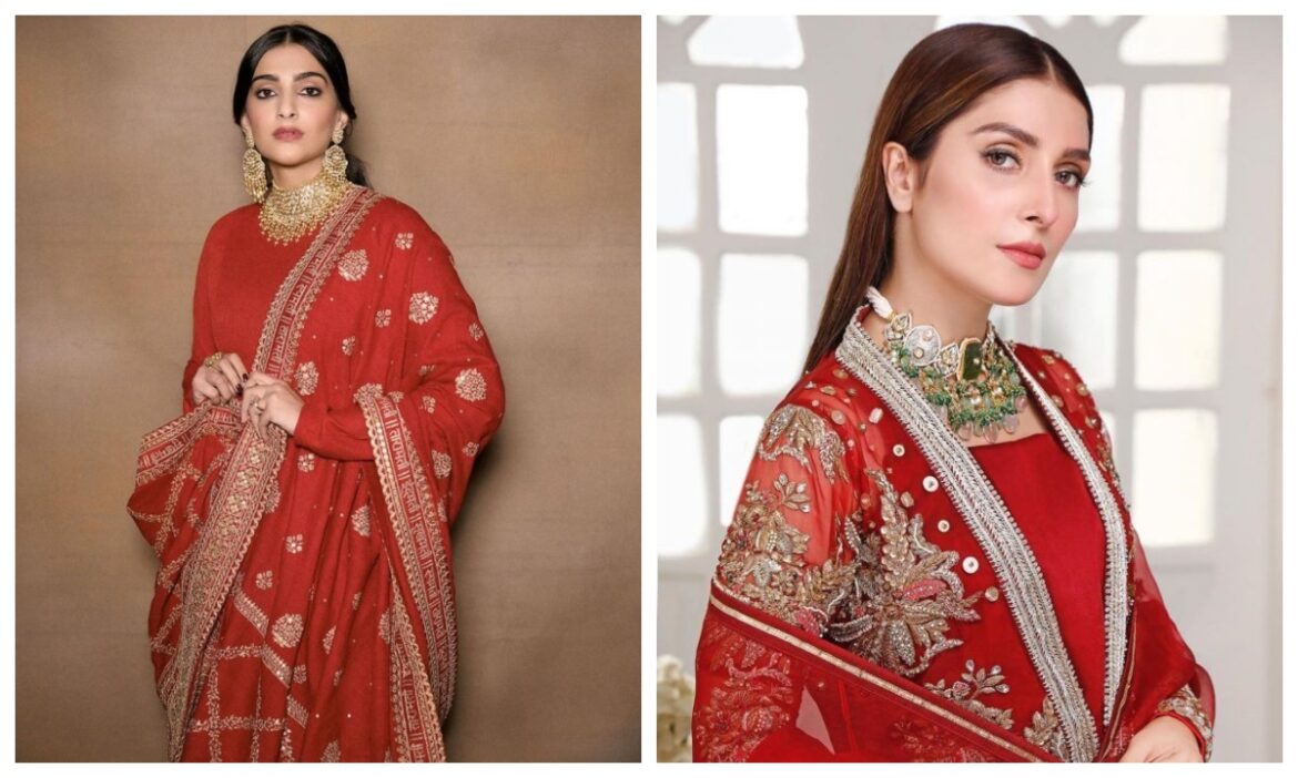 जल जाएंगी पड़ोस की भाभियां, करवाचौथ पर पहनें इन फेसम हसीनाओं के जैसी Latest रेड अनारकली सूट