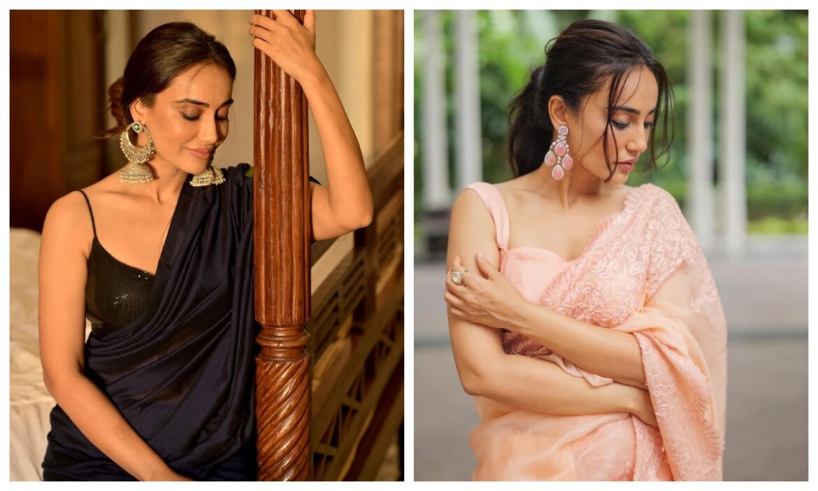 Surbhi Jyoti का साड़ी लुक है कमाल, पार्टी-फंक्शन में पहनकर दिखेंगी सबसे हसीन