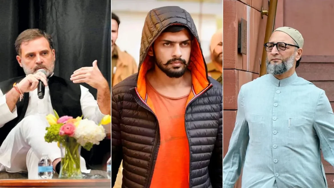 Lawrence Bishnoi, Rahul Gandhi, Asaduddin Owaisi, Live Times