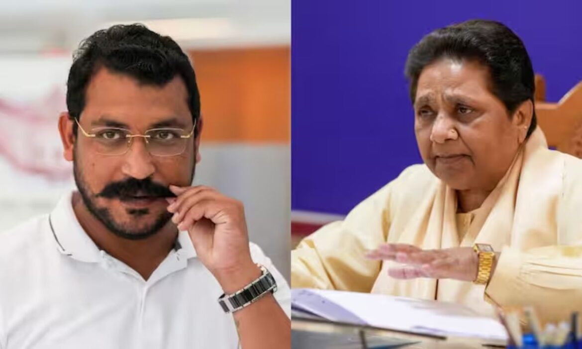 सांसद चंद्रशेखर आजाद ने मायावती का दिया साथ, कहा - बहन जी हमारे लिए समाज का हैं सूर्य