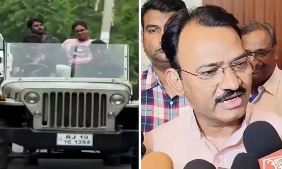 राजस्थान के डिप्टी सीएम के बेटे का RTO ने काटा चालान, जानिए आखिर क्या है वजह