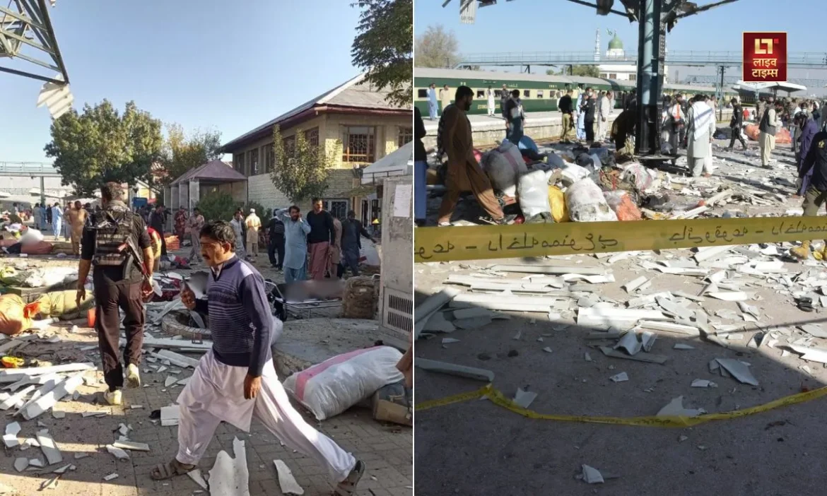 Blast In Pakistan Balochistan Quetta BLA Majeed Brigade more than 20 people died