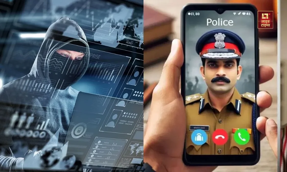 Cyber Fraud Credit Card Indore fraudsters called ADCP-Crime police officer digital arrest