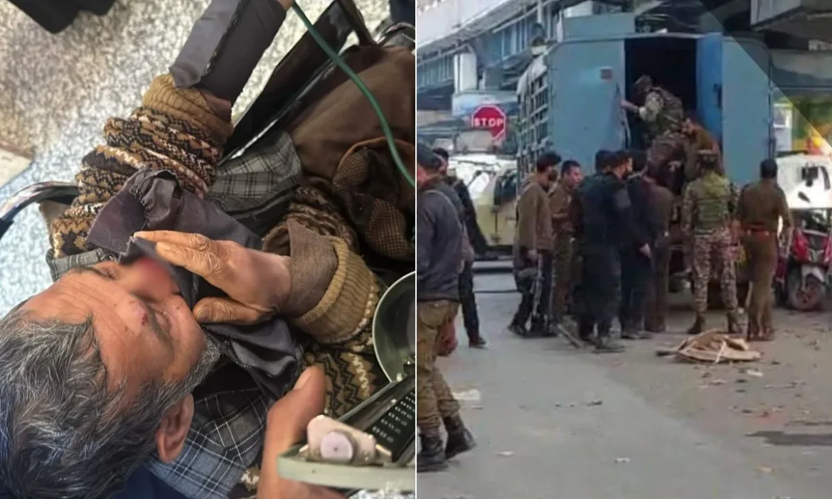 Grenade Attack in Srinagar Jammu-Kashmir Terrorist encounter 10 wounded