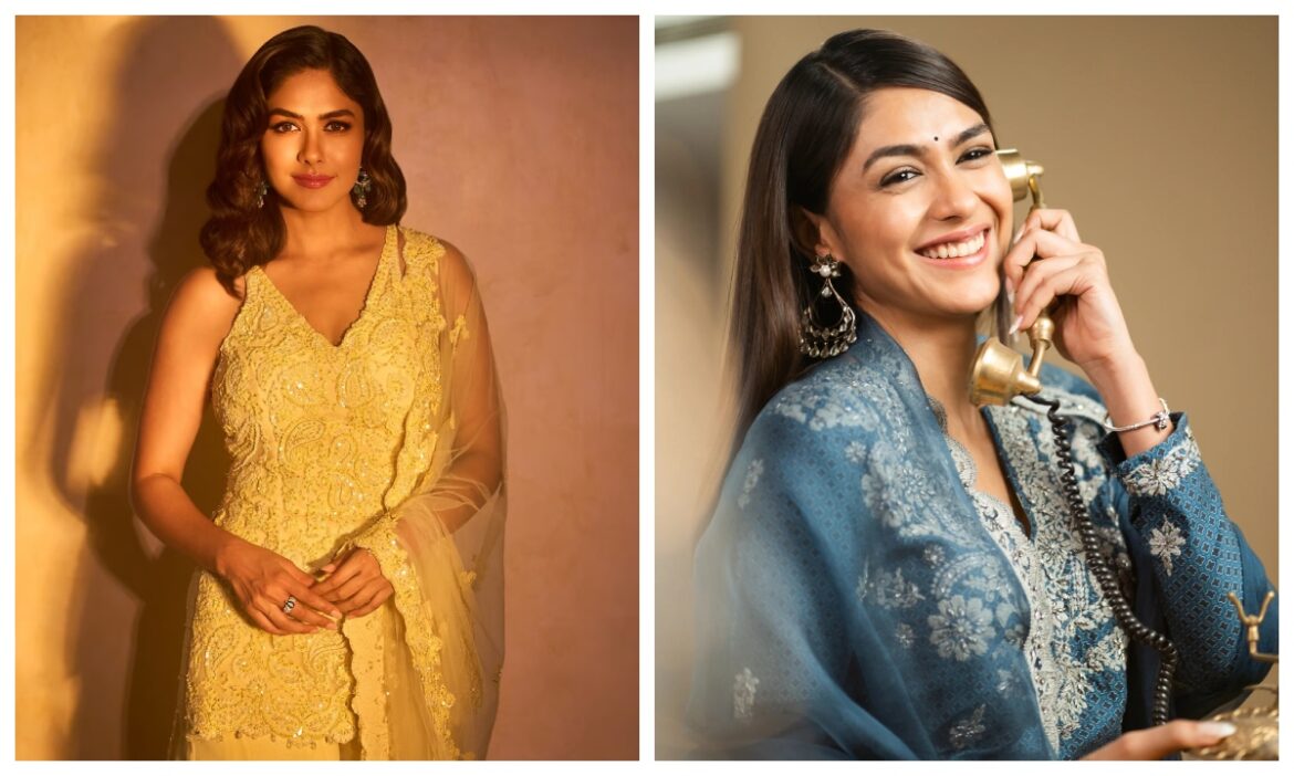 सहेली की शादी में पहन लीजिए Mrunal Thakur के ये डिजाइनर सूट, किसी की भी नजर नहीं हटेगी आपसे