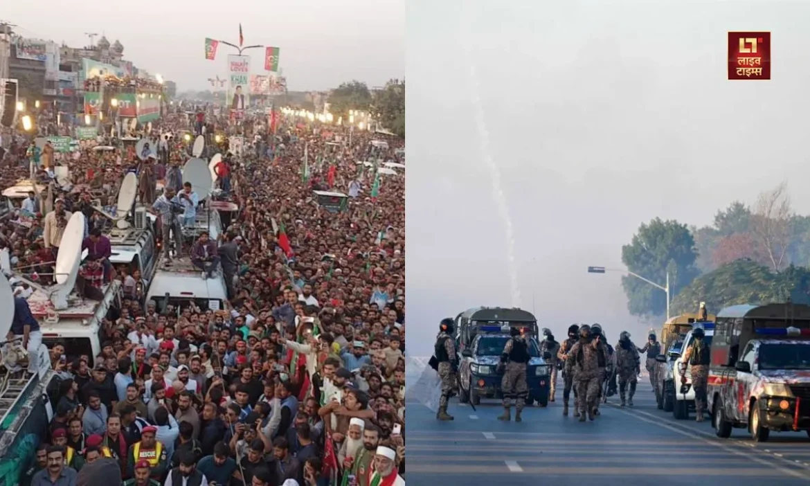 PTI Protest In Islamabad Pakistan PM residence D-Chowk violence Imran Khan